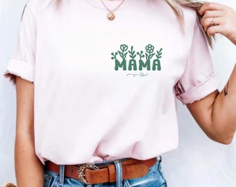 Mama Tee: 100% Cotton Mom Life Shirt