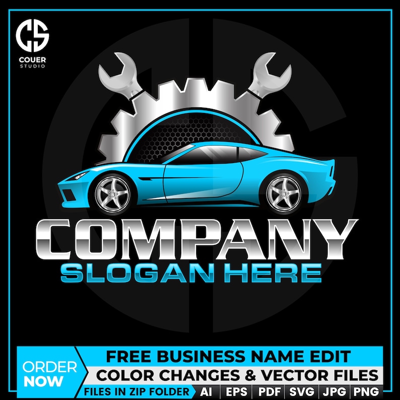 Car Mechanic Logo, Auto Shop Logo Design, Garage Logo, Auto Repair Logo ...