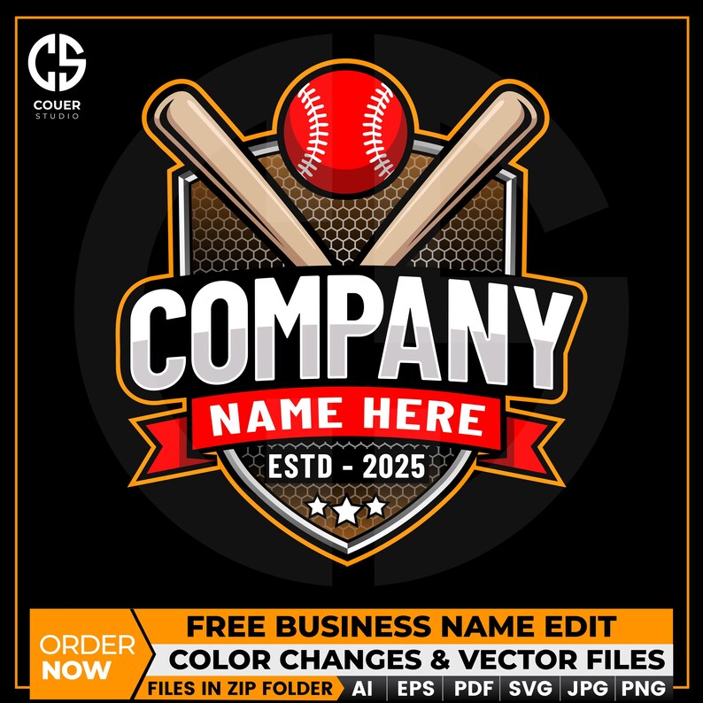 Custom Baseball Team Logo Design: Tournament & Mascot (digital Files ...