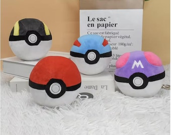 ポケモン モンスターボール ぬいぐるみ枕 柔らかくてかわいい部屋の装飾