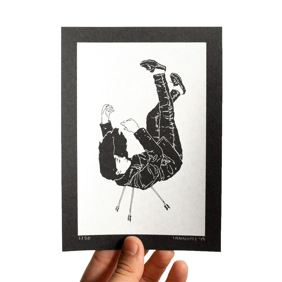 Pit Fall Artist Pitfall Silkscreen Art Print - Etsy
