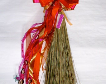 Custom Decorated Wedding Broom