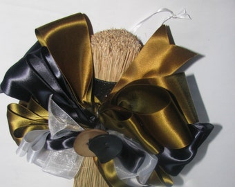 Handmade Custom Decorated Wedding Broom