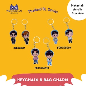fanart Thailand BL series keychain and bag charm