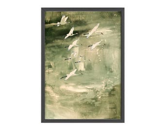Poster mit Holzrahmen