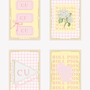 Custom college wall decor