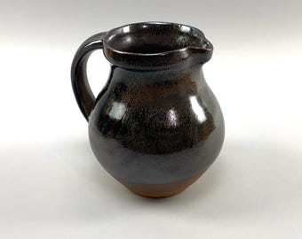 Jarra pequeña de Mark Skudlarek, cerámica cocida a leña de Cambridge