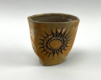 Jarrón de cerámica Terry Stone 2006 en muy buen estado Arcosanti