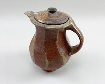 Donna Craven Unusual Covered Pitcher North Carolina Pottery
