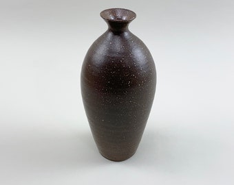 Chris Luther Stoneware Vase North Carolina Pottery