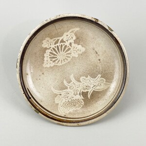 Seto Ware Aburazara Plate Kintsugi Repairs Japan Edo