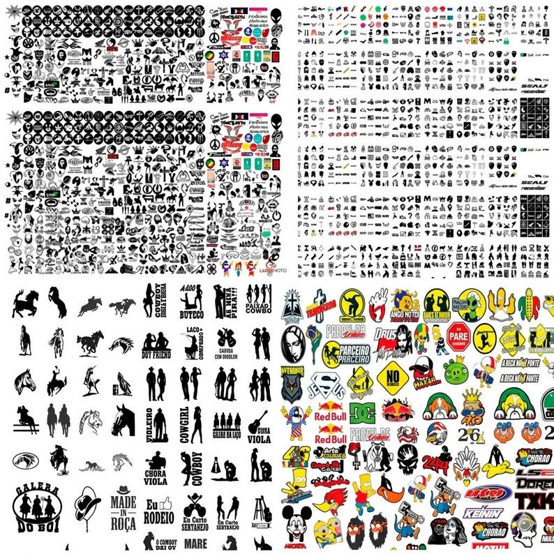 5,000+ Car Sticker Designs Bundle | Automotive Vector Pack CDR + PDF - Etsy