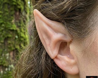 Medieval Elf Ears Cosplay Accessories – Realistic Silicone Pointed Ear Tips for Fantasy, Fairy, Renaissance, and LARP Costumes