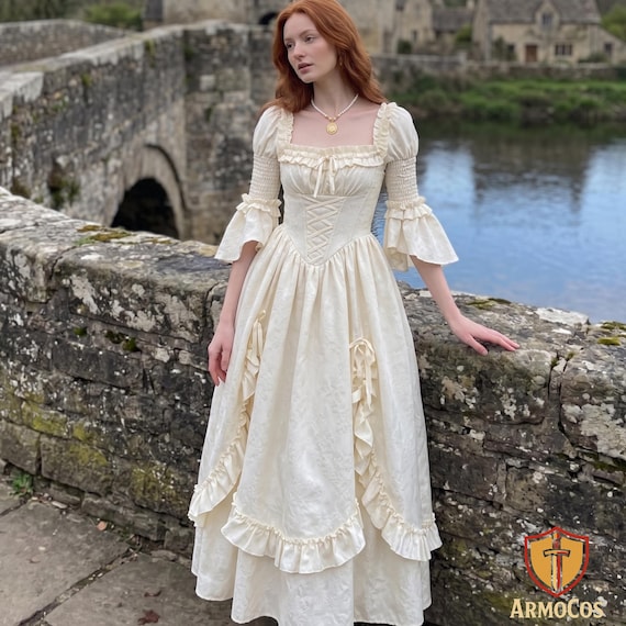 white cottagecore dress long 70+ Whimsical Cottagecore Dresses You Can Shop Online