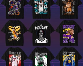 100 Exclusive Nba Pack, Png, DTF, Hoodie, Jordan, T shirt, Digital Prints, Print-on-demand