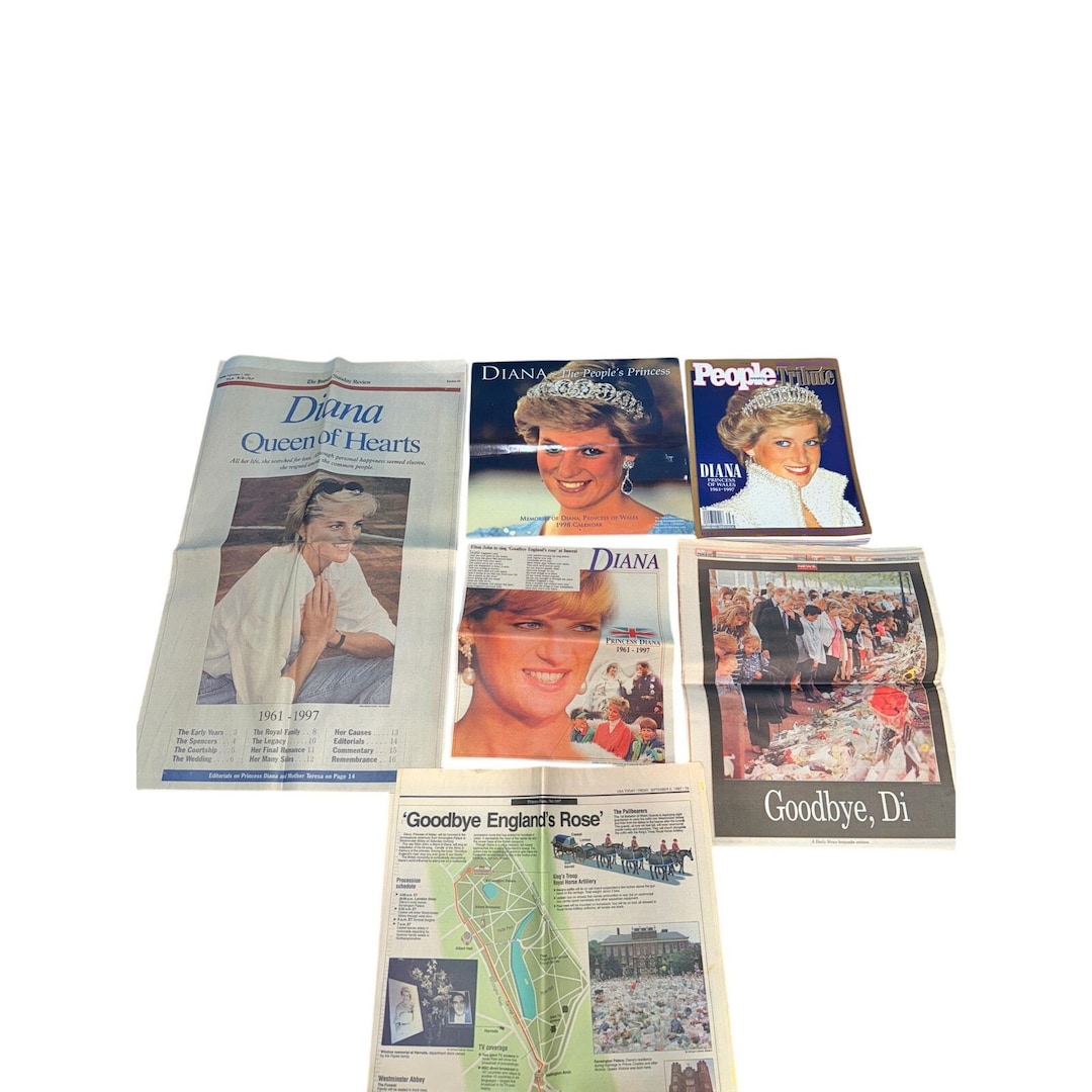 ダイアナ妃記念 1997年発行 ダイアナ妃 1997年記念コレクション – 新聞、雑誌、カレンダー - Etsy 日本