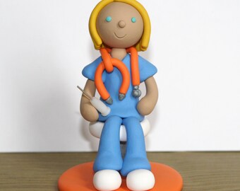 Custom Handmade - Clay Doctor Cake Topper