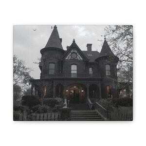 Haunted Mansion Canvas Art Print