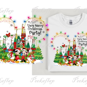 Mickey and Minnie Mouse Christmas PNG: Craft, Birthday (Digital Download)