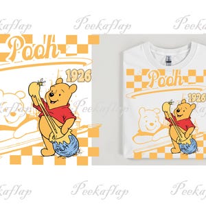 Winnie the Pooh Png for Birthday, Craft, Digital Download Png