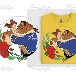 Belle PNG: Princess Beauty and the Beast Clipart (Digital Download)