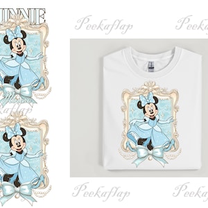 Minnie Mouse Clipart PNG: Craft & Birthday Design (Digital Download)