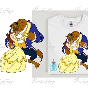Princess Belle PNG: Beauty and The Beast Clipart (Digital Download)