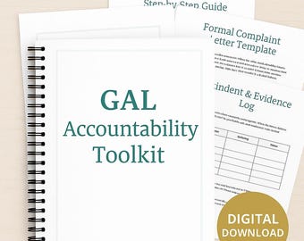 GAL Accountability Toolkit | Family Court Legal Templates (Digital Download)