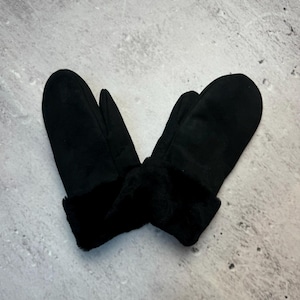 Natural Sheepskin Gloves Women&#39;s gloves Fur suede