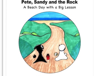 Bible Parable Story For Kids Softcover Book "Pete Sandy and the Rock"
