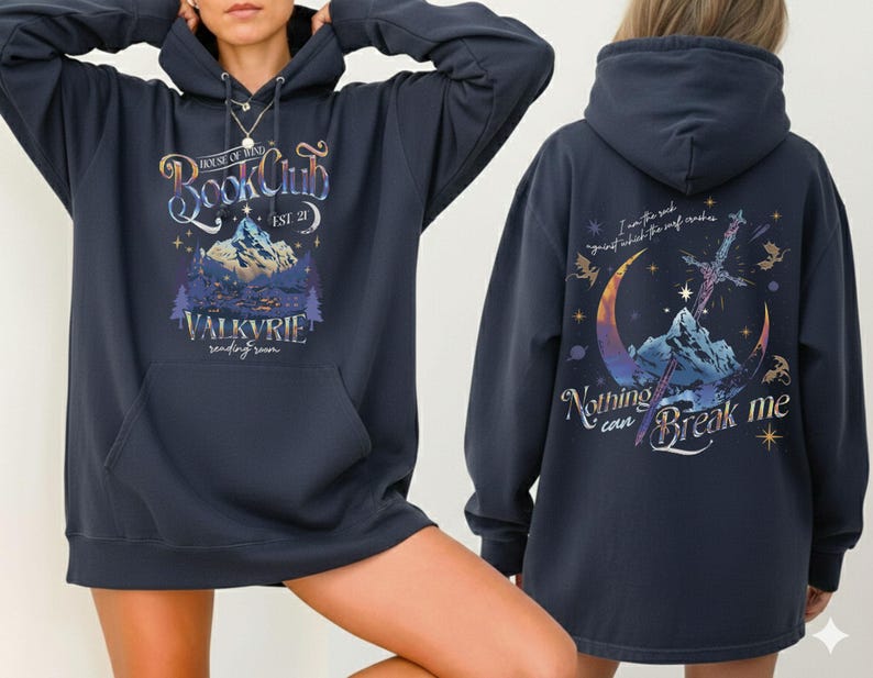 House Of Wind Book Club Sweatshirt, ACOTAR Velaris Hoodie ,SR5 Bild 1