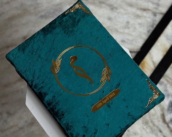Velvet Nikah Nama Booklet, Custom Islamic Marriage Contract, Personalized Nikahnama, Muslim Wedding Keepsake