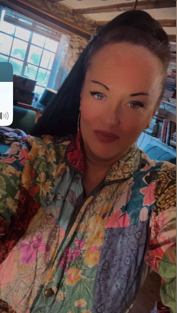 Vintage Reversible patchwork jacket - image 11