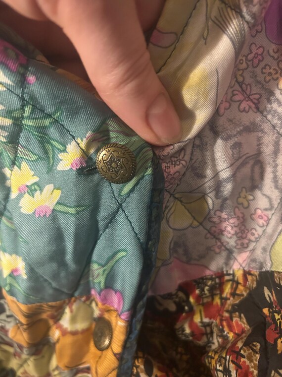 Vintage Reversible patchwork jacket - image 9