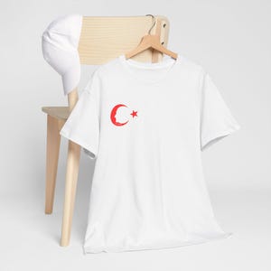 Türkische Flagge Crescent Star T-Shirt Turkiye Pride Tee Atatürk inspiriert Turk Bayragi Tisort Geschenk für Türken