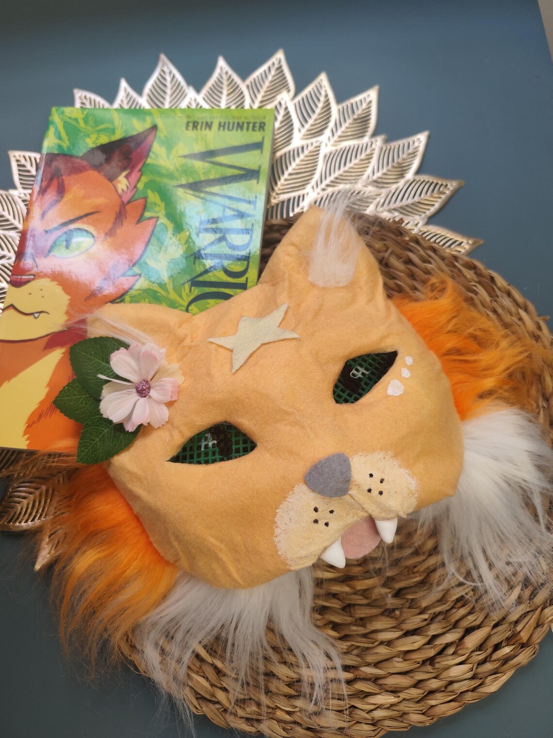 Therian Firestar Warrior Cat Mask - Etsy Canada