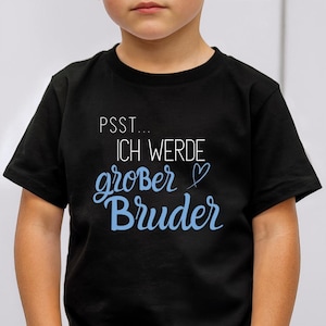 Großer Bruder, Schwangerschaftsankündigung, Geschwister t-shirt, Geschenk für den großen Bruder