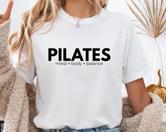 Pilates Mind Body Balance T-Shirt – Unisex Yoga Fitness Tee