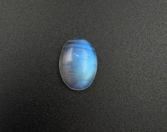 AAA Rainbow Moonstone Oval Cabochon, Flashy Natural Gemstone for Jewelry Making, Moonstone Gift for Her