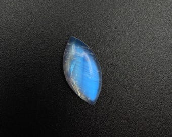 AAA Rainbow Moonstone Marquise Cabochon, Flashy Natural Gemstone for Jewelry Making, Moonstone Gift for Her