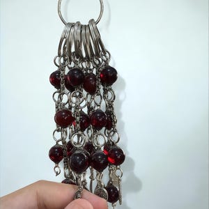 Agate Stone Keychain: Handmade Gemstone Key Ring - Natural Accessory