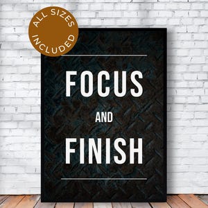 Motivierendes Poster | Druckbares Poster | Digitales Wandbild | Fitnessstudio Poster | Büro Dekor | Motivierendes Zitat | Sofortdownload | Wohnkultur