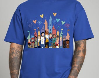 Disney Prince Castle Tshirt, Prince Squad Shirt, Prince Castle Shirt, Disney Vacation Shirt, Disney Castle, Disney Prince Shirt,Gift For Men