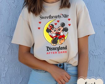 Sweatheart Nite Disneyland Shirt, Disney After Dark Shirt, Mickey and Minnie, Disney Couple Shirt, Disneyworld Trip, Gift For Couple