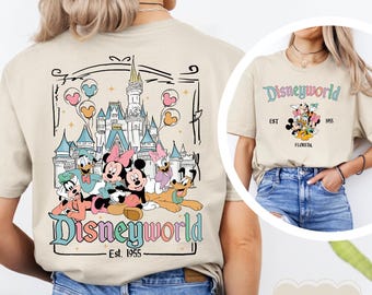 Disneyworld Florida Shirt, Mickey and Friends EST 1971 Shirt, Disneyworld Vacation Shirt, Disney Family Trip Shirt, Disneyworld Castle Tee