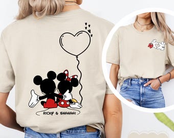 Disney Valentine Shirt, Valentine Matching Couples Shirt, Valentine Mickey and Minnie Shirt, Lovely T-Shirt, Disney Valentine Tee