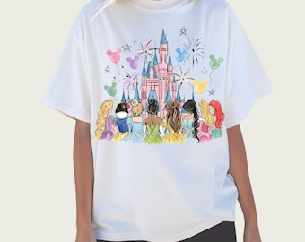 Disney Princess Castle Shirt, Disneyland Castle Best Friends Gift, WDW Girls Trip Shirts, Disney World Vacation Shirt, Gift For Girls