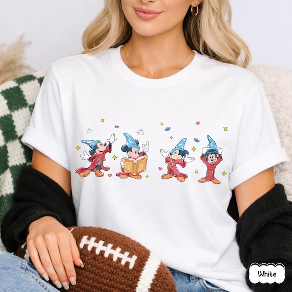 ウォルト・ディズニー ファンタジア ミッキー 水彩 T シャツ