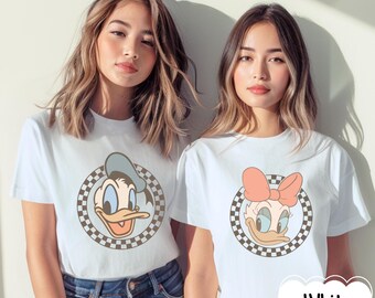 Retro Mickey Minnie Shirts, Retro Disney Trip Tshirt, Retro Mickey and Friends Shirt, Checkered Mickey Shirt, Disney Family Vacation Shirt