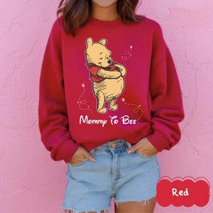 Dad Mom Pregnancy Shirt, Winnie The Pooh Mommy to Be Sweater, Daddy to Be Shirt, Disney Mama Shirt, Mom To Be Shirt, Dad To Be Shirt